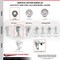 Service Caster 3 Inch Semi Steel Swivel Top Plate Caster Set with Total Lock Brake SCC SCC-TTL20S315-SSR-4 - alternate 2